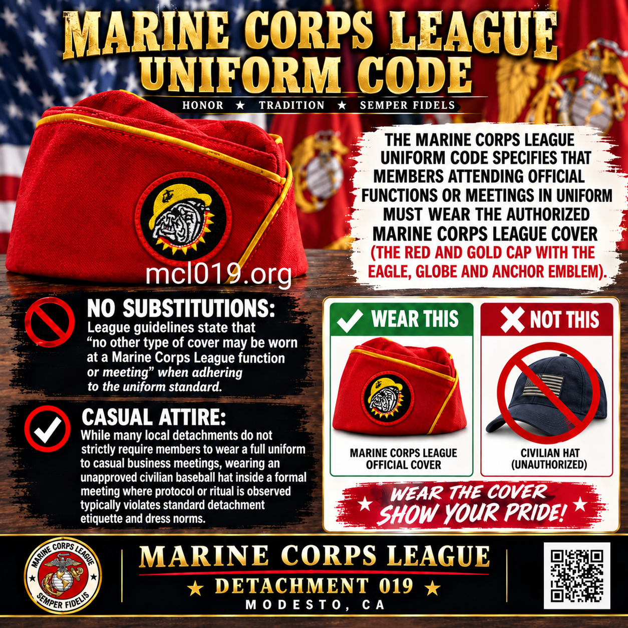 Marine Corps League  Uniform Code.
