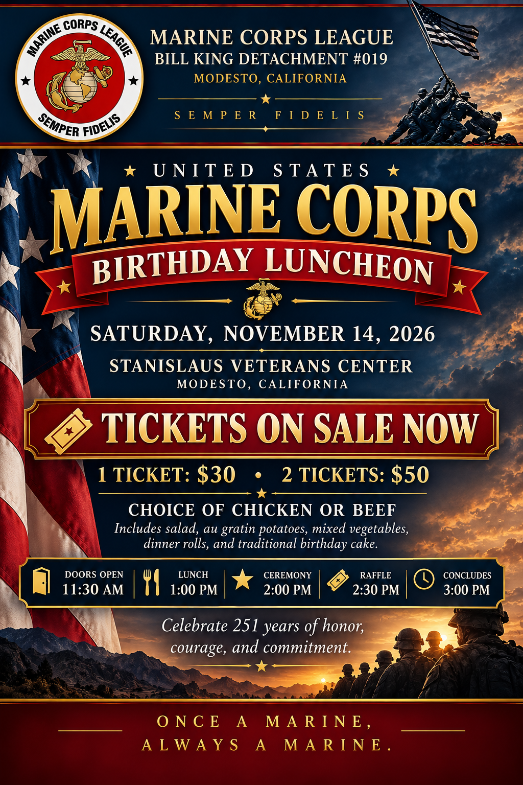 Marine Corps Birthday Dinner event artwork